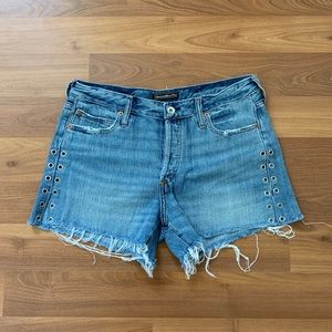 Denim shorts